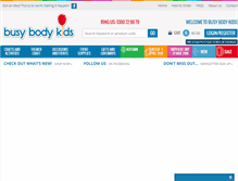 Tablet Screenshot of busybodykids.com.au